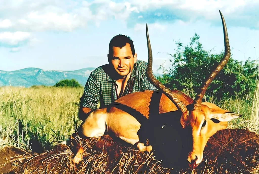 Hunting Impala in South Africa - Hunter and trophy Impala.