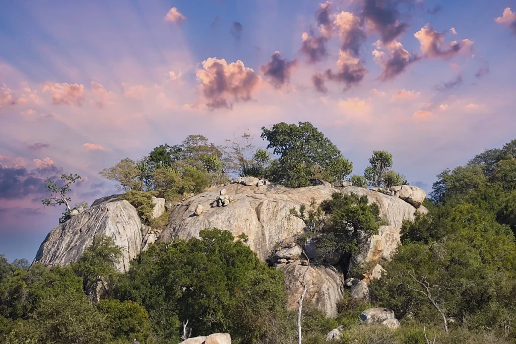 Hunting Areas in South Africa - Rocky outcrop in Limpopo Province.